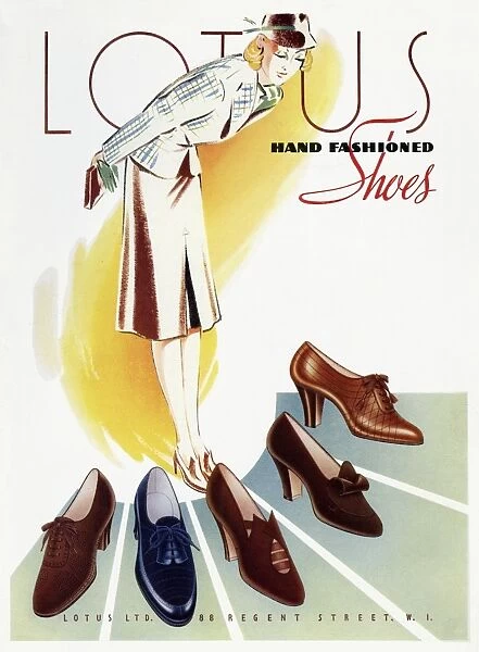 Advert for Lotus shoes 1938