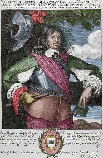 Carl Gustaf Wrangel (1613-1676). Swedish noble, statesman an