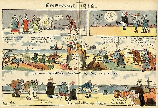 Cartoon, Epiphany 1916, WW1