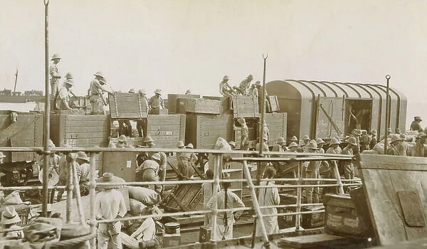 Embarkation of Inniskilling Fusiliers