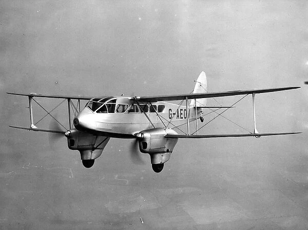 The first de Havilland DH89A Dragon Rapide G-AEOV