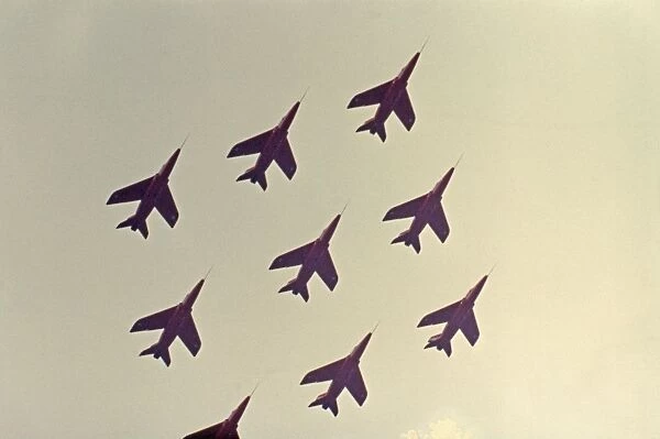 Folland Gnat RAF Red Arrows Diamond Nine