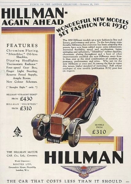 Hillmans for 1930