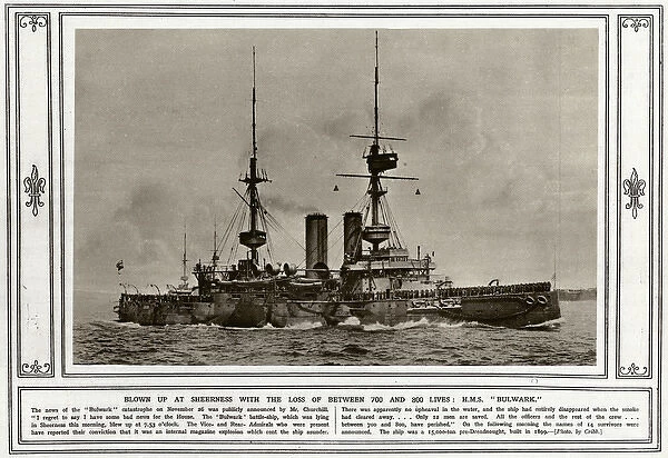 HMS Bulwark battleship