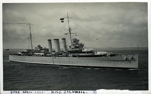 HMS Cornwall, British heavy cruiser