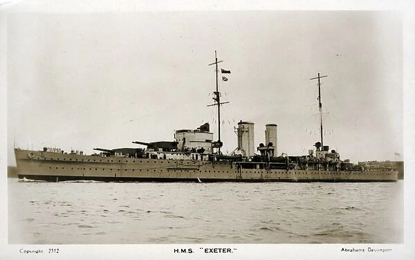 HMS Exeter, British heavy cruiser