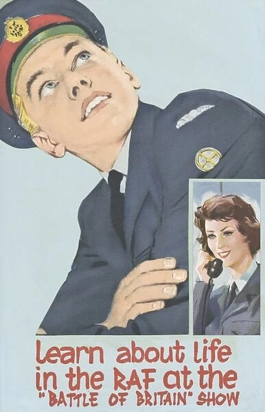 RAF recruitment poster, Battle of Britain Show