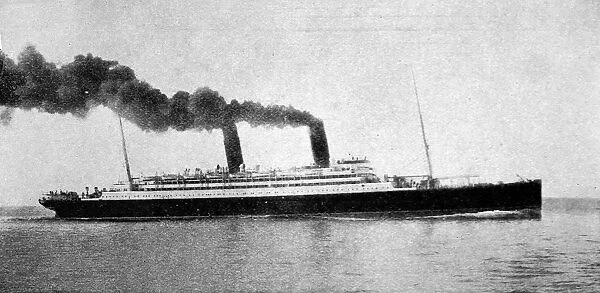 SS Carmania, 1905