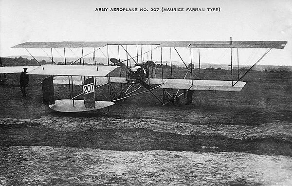 Uk Army Aeroplane No. 207 a Maurice Farman Type Royal Ai?