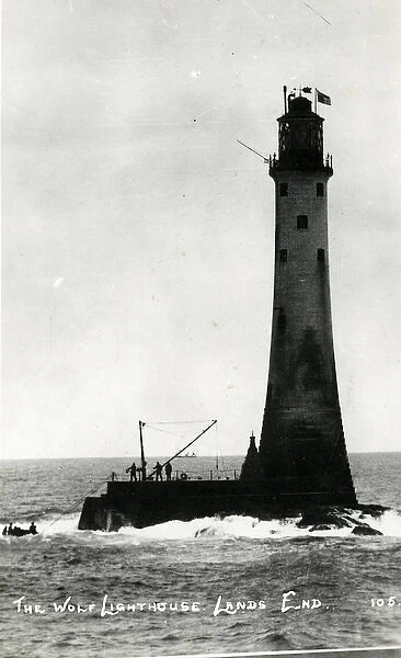 The Wolf Rock Lighthouse, Lands End, Cornwall