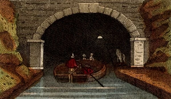 Entrance to the first Harecastle tunnel on the Grand Trunk (later Trent and Mersey) Canal