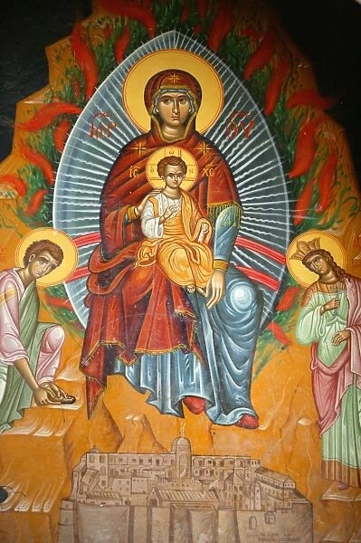 Santa Catherines orthodox monastery icon
