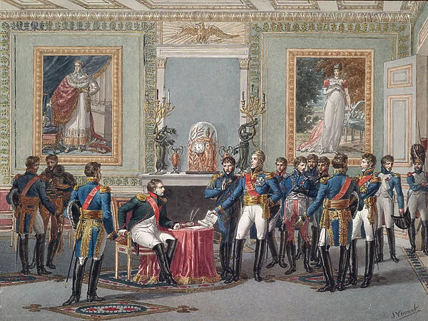 The Abdication of Napoleon at Fontainebleau on 11 April 1814