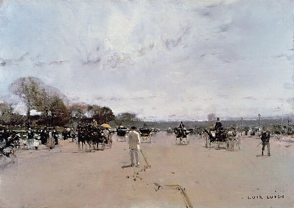 Carriages on the Champs Elysees
