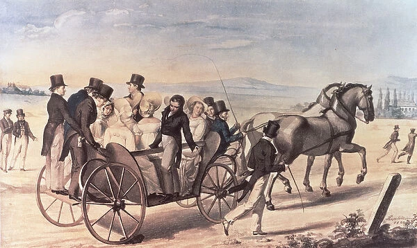Excursion of the Schubertians from Atzenbrugg to Aumuhl, with Franz Peter Schubert