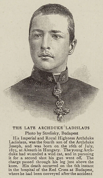 The Late Archduke Ladislaus (engraving)