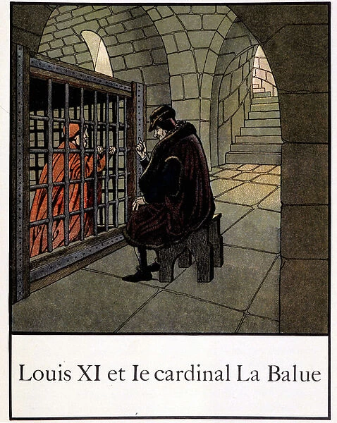 Louis XI and Cardinal La Balue - in 'Petite histoire de France'