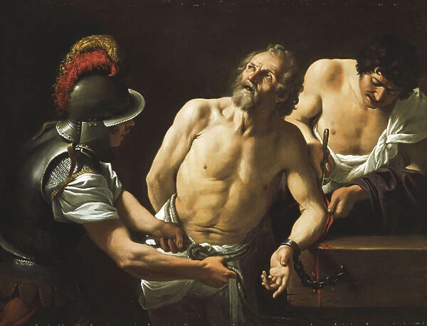 The Martyrdom of Saint Bartholomew, (oil on canvas)