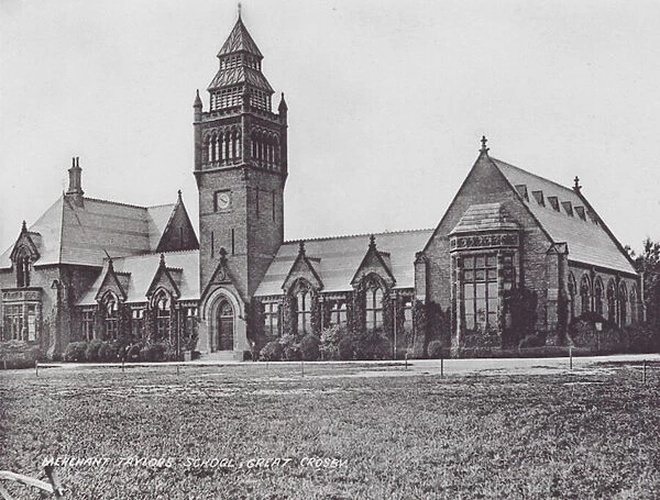 Merchant Taylors School, Great Crosby (b  /  w photo)
