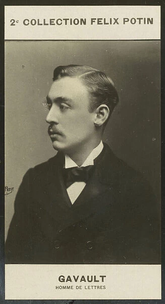 Paul-Armand-Marcel Gavault, Homme De Lettres, 1865 (b  /  w photo)