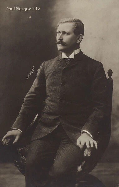 Paul Margueritte (1860-1918), French novelist (b  /  w photo)