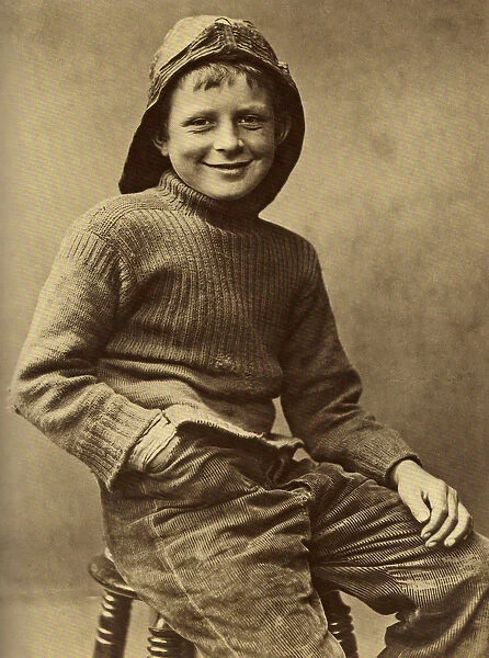 Portrait of a young boy, 1889 (photo)