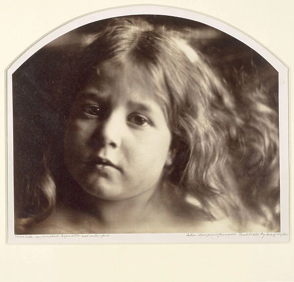 Portrait of a Young Girl (albumen print from a collodion-on-glass negative)