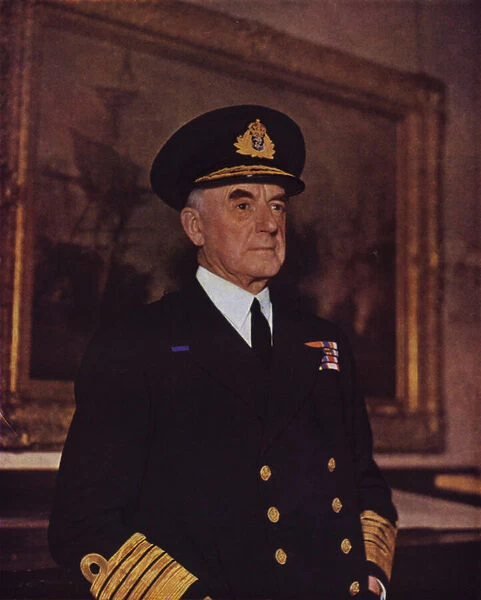 Sir Dudley Pound, British Admiral of the Fleet during World War II (photo)