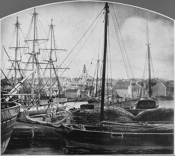 Whaling Port, New Bedford (b  /  w photo)