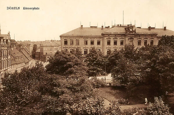 Buildings Dobeln 1915 Landkreis Mittelsachsen