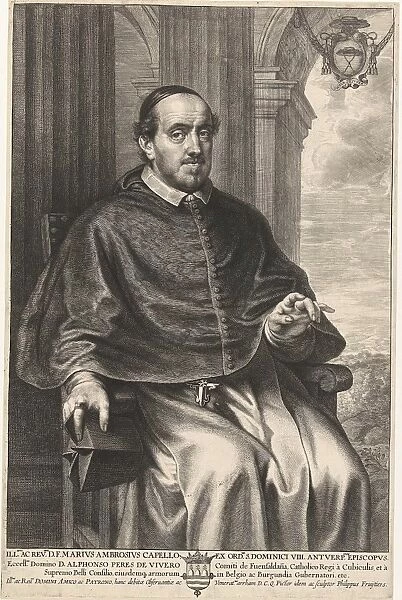 Portrait of Marius Ambrosius Capello, Philip Fruytiers, 1620 - 1666