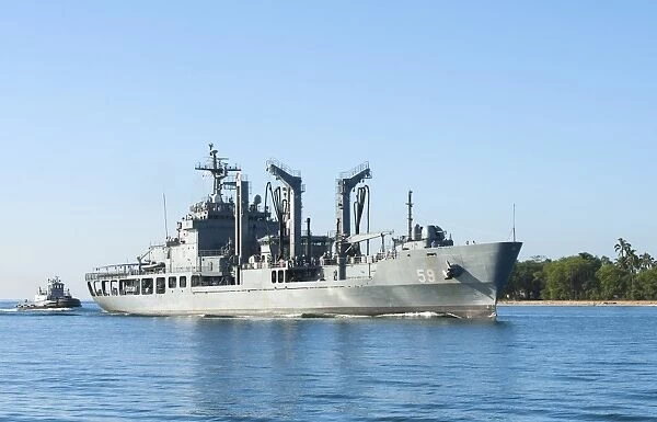 The Republic of Korea fast combat support ship ROK Hwacheon