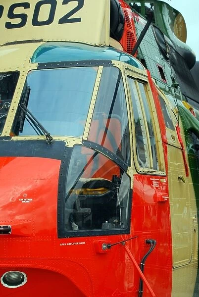 The Sea King helicopter used by the Belgian Air Force