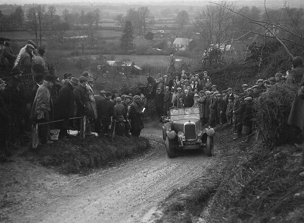 Alvis of RC Porter competing in the MCC Exeter Trial, Ibberton Hill, Dorset, 1930