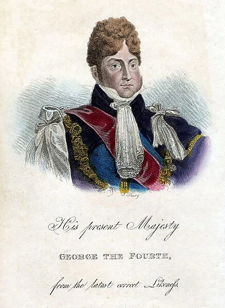 George IV (1762-1830), King of Great Britain and Ireland from 1820
