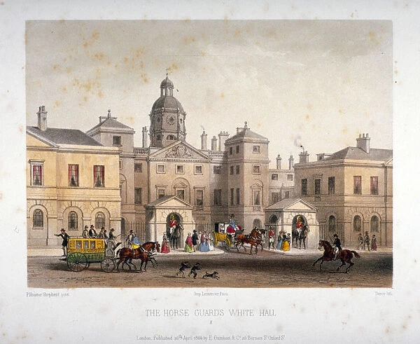 Horse Guards, Westminster, London, 1854. Artist