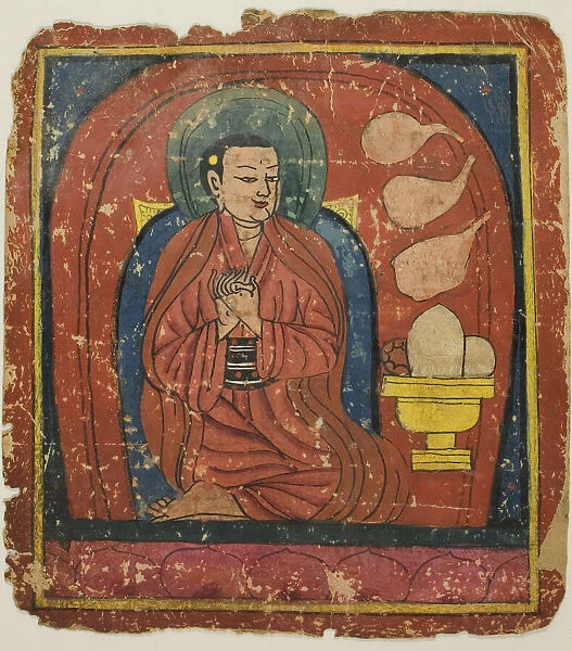Image from a Set of Initiation Cards (Tsakali), 14th  /  15th century. Creator: Unknown