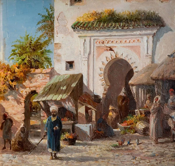 At Tangier, 1880. Creator: Frederick Henry Howard Harris