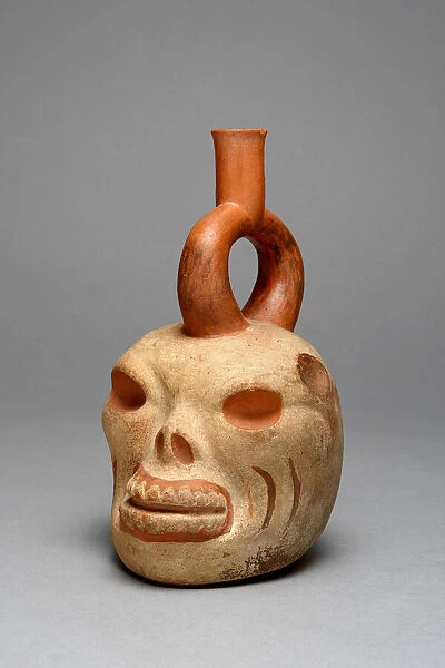 Vessel in the Form of a Human or Animal Skull, 100 B. C.  /  A. D. 500. Creator: Unknown