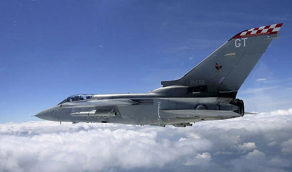 111 Squadron Tornado F3 from RAF Leuchars patrolled the skies at Kecskemet Air Base