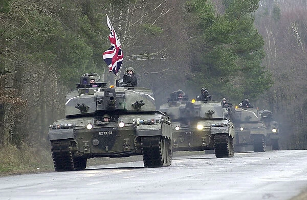 2 Royal Tank Regiment prepares to deploy to the Gulf. GERMANY. 21  /  01  /  2003