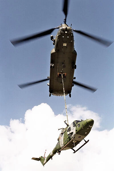Chinoock Helicopter of 18 Squadron. Operations in Cyprus 03  /  01  /  2003