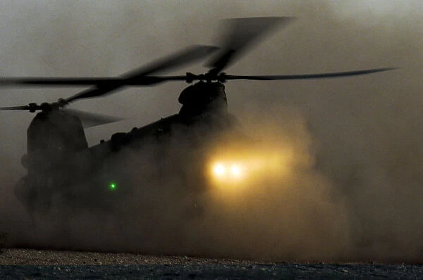 Chinook in North African Exercise