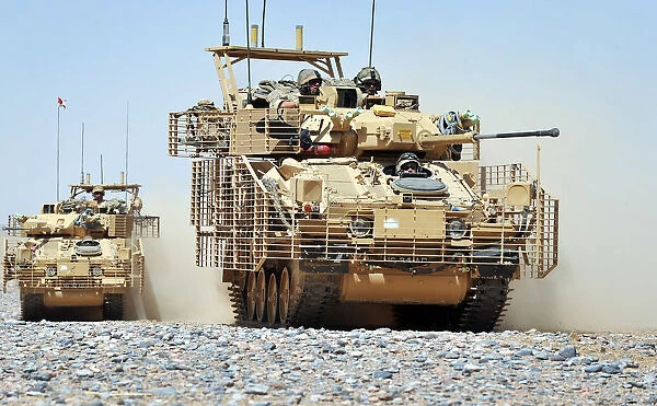 Combat Vehicle Reconnaissance (Tracked) (CVR(T)) Operating in Afghanistan
