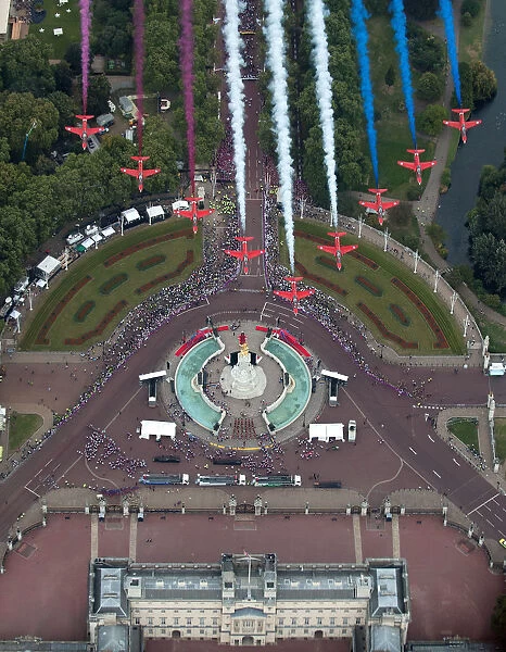 Our Greatest Team Parade Red Arrows Flypast
