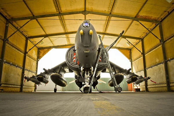 Harrier At Kandahar Prior to Leaving Afghanistan
