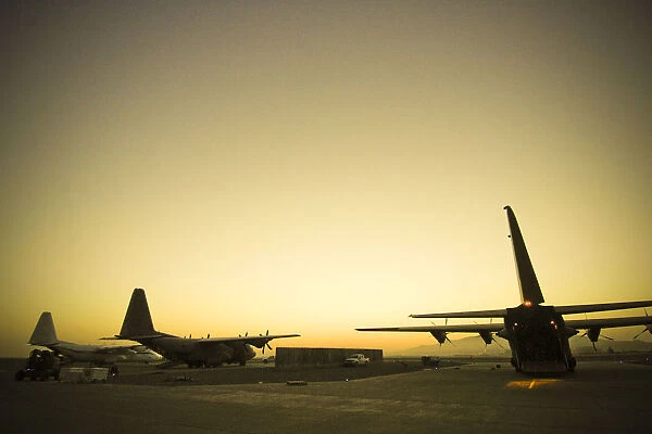Hercules Aircraft at Kandahar