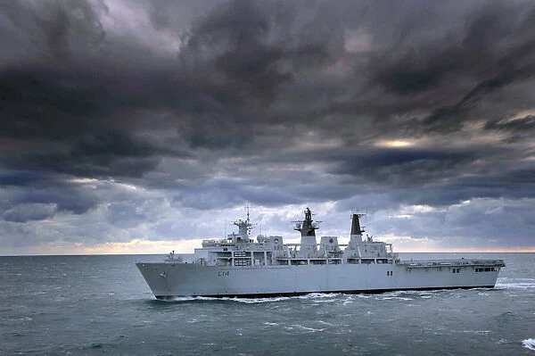 HMS Albion During Exercise Cold Response