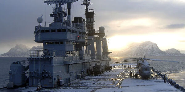 HMS Ark Royal during Exercise Armatura Borealis