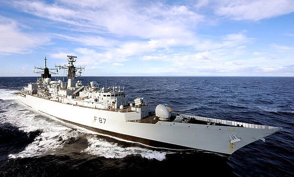 HMS Chatham In The Mediterranean